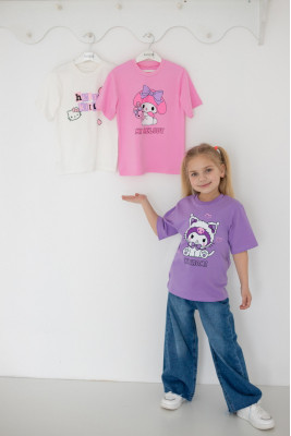 Комплект для дівчаток з 3-х футболок